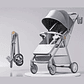 Coche De Bebé Reclinable Con Bandeja Frontal Y Portavaso - Miniatura 3