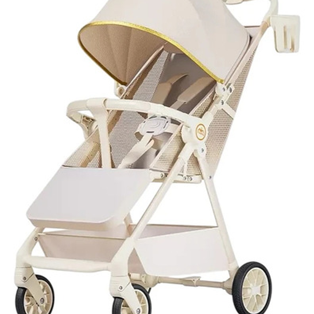 Coche De Bebé Reclinable Con Bandeja Frontal Y Portavaso 5