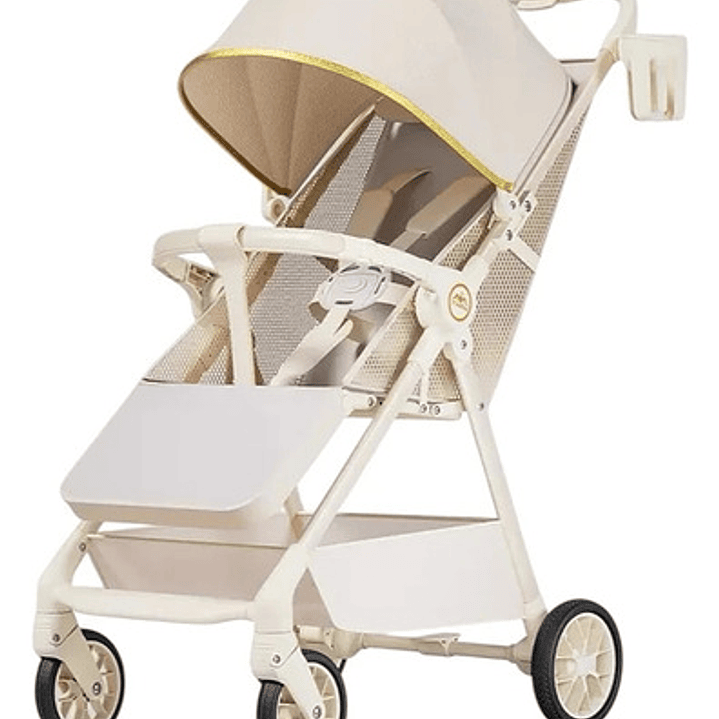 Coche De Bebé Reclinable Con Bandeja Frontal Y Portavaso 5