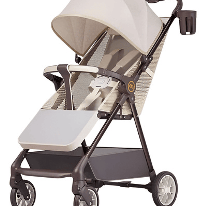 Coche De Bebé Reclinable Con Bandeja Frontal Y Portavaso 9