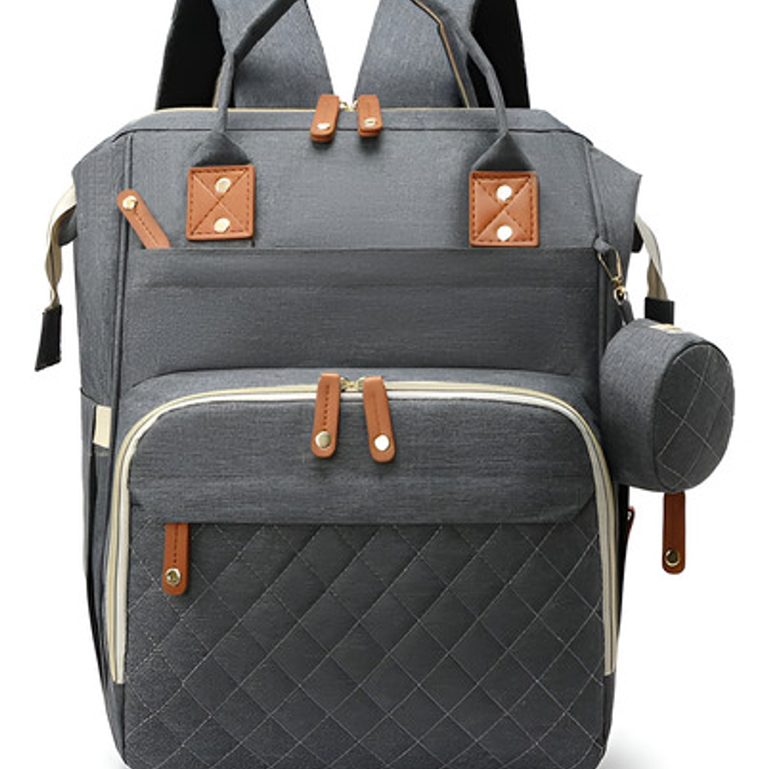 Mochila Maternal Impermeable  17 Bolsillos Y Puerto Usb 1