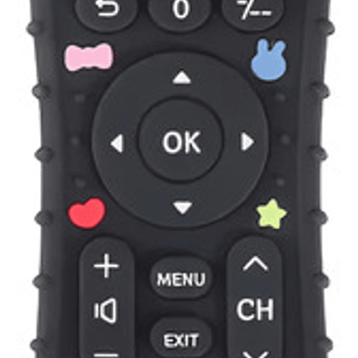 Mordedor Silicona Bebé Diseño Control Remoto  Libre De Bpa 1