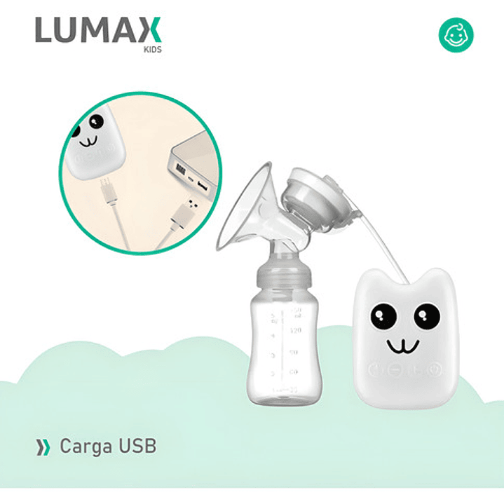 Sacaleche Portatil Usb Extractor De Leche Materna Electrico 6