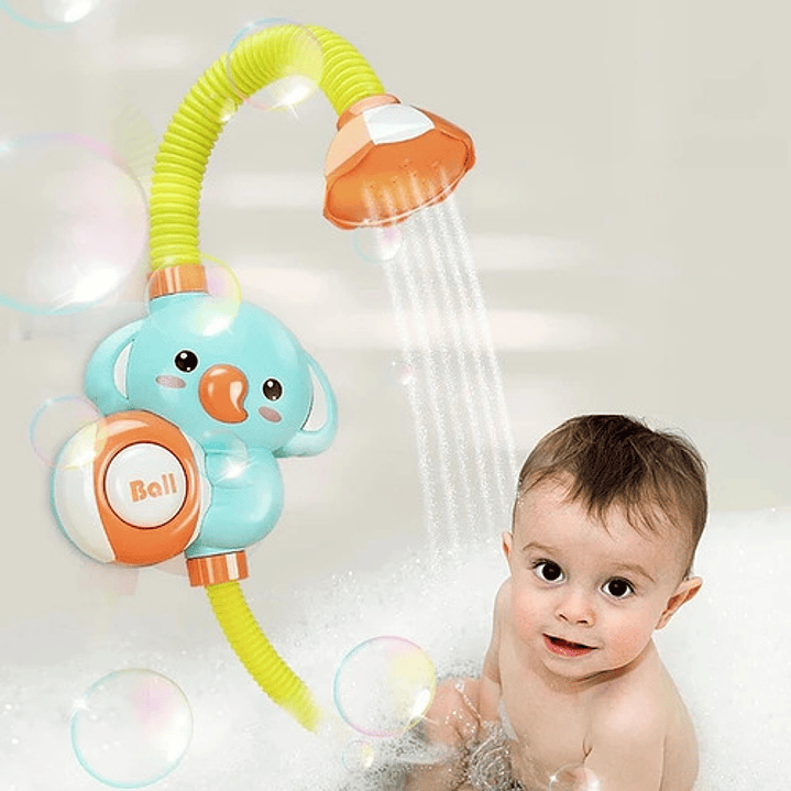 Kit De Bañera, Regadera + Perro Nadador + Juguetes De Agua 2