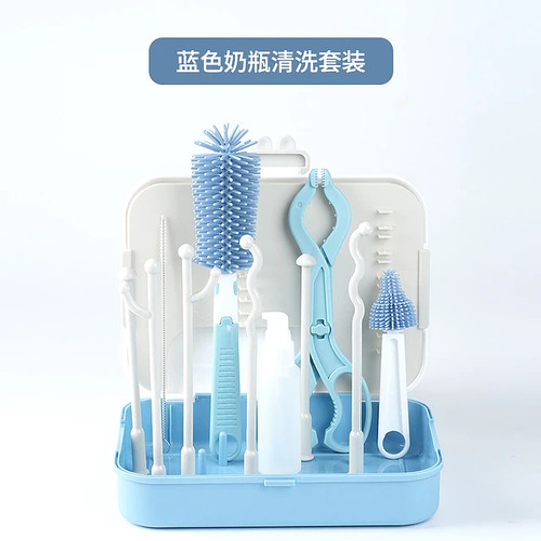 Secador De Mamaderas + Kit De Cepillos De Limpieza 2