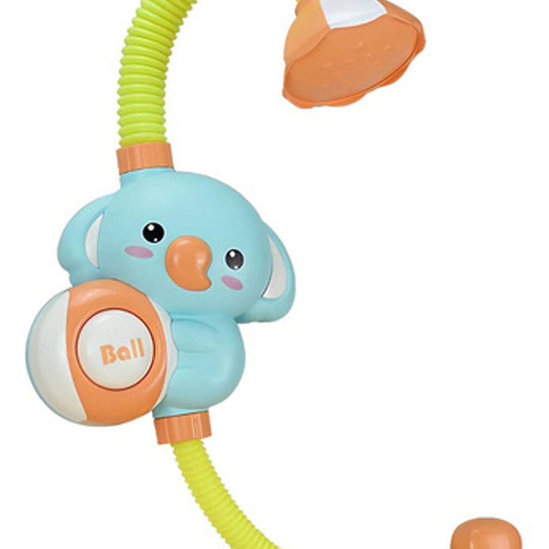 Regadera De Baño Para Bebe Juguete Ducha Tina Elefante Colorido 1
