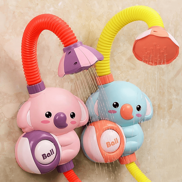Regadera De Baño Para Bebe Juguete Ducha Tina Elefante Colorido 3