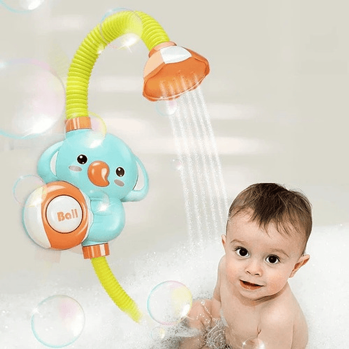 Regadera De Baño Para Bebe Juguete Ducha Tina Elefante Colorido 6