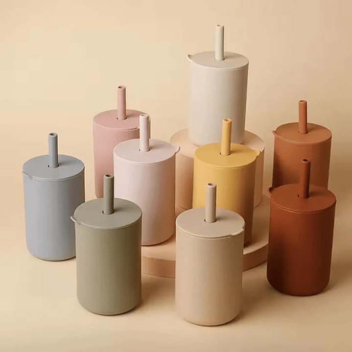 Vaso De Entrenamiento Para Bebé  Silicona Suave 150 Ml 15