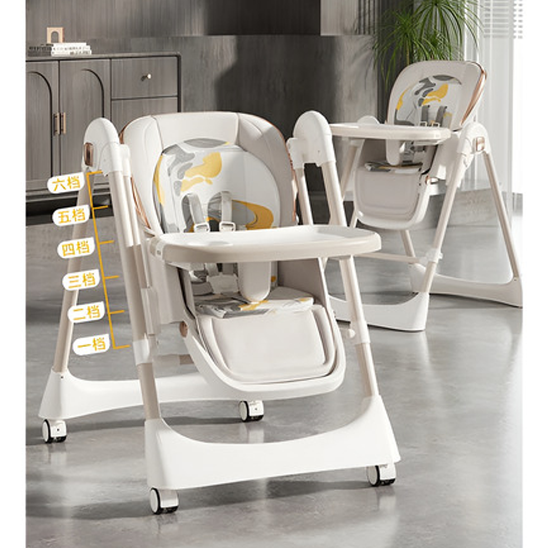 Silla De Comer Infantil Ajustable Con Modo Balanceo 1