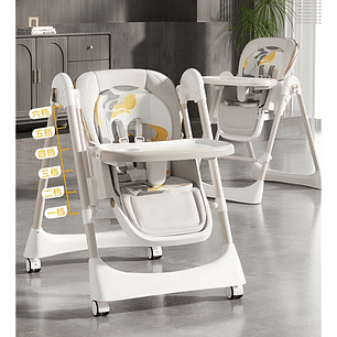 Silla De Comer Infantil Ajustable Con Modo Balanceo