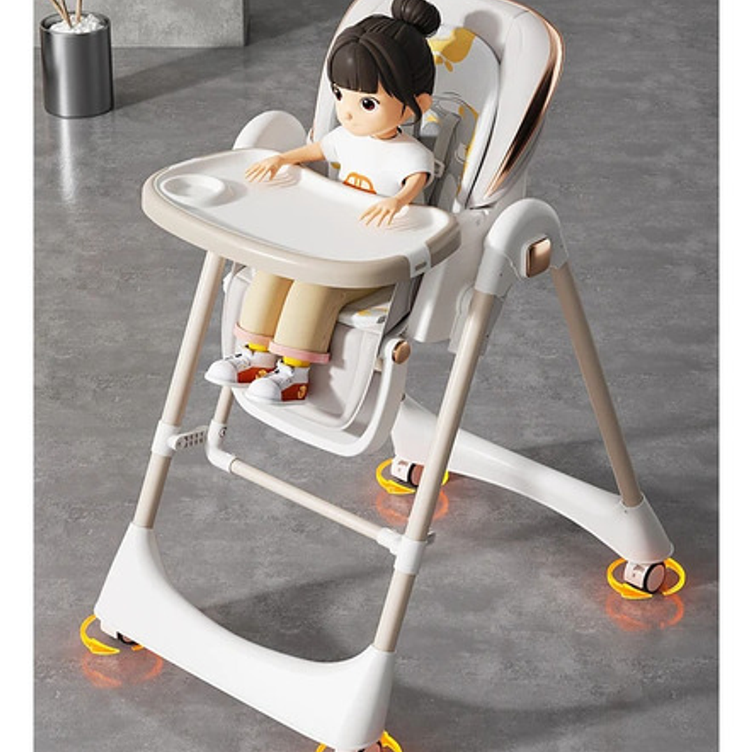 Silla De Comer Infantil Ajustable Con Modo Balanceo 2