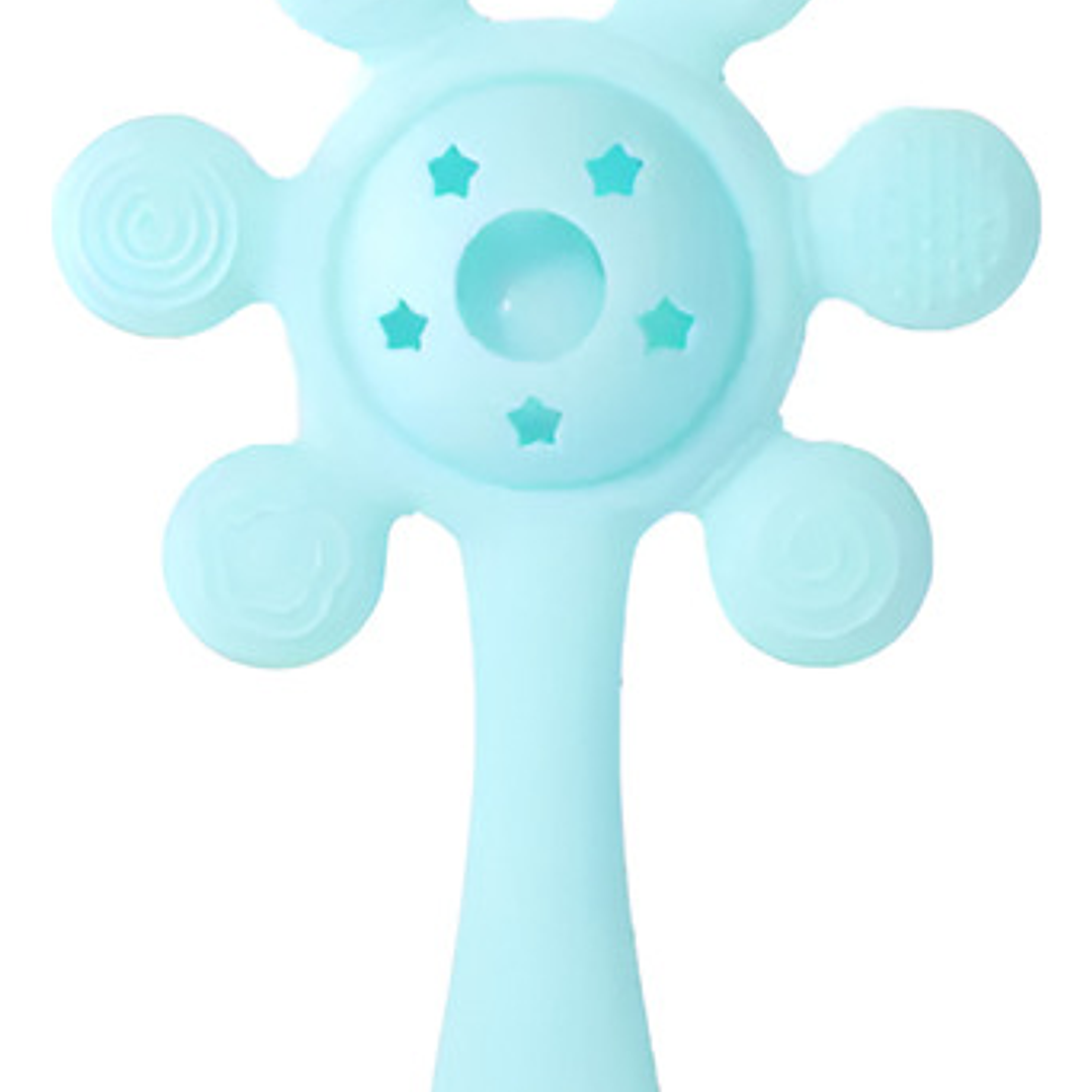 Mordedor Sonajero De Silicona Para Bebes Cascabel 1