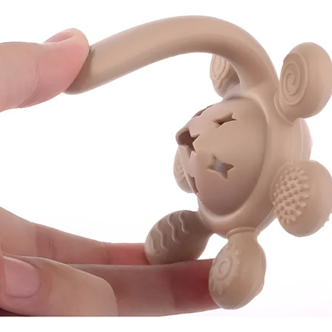 Mordedor Sonajero De Silicona Para Bebes Cascabel 4