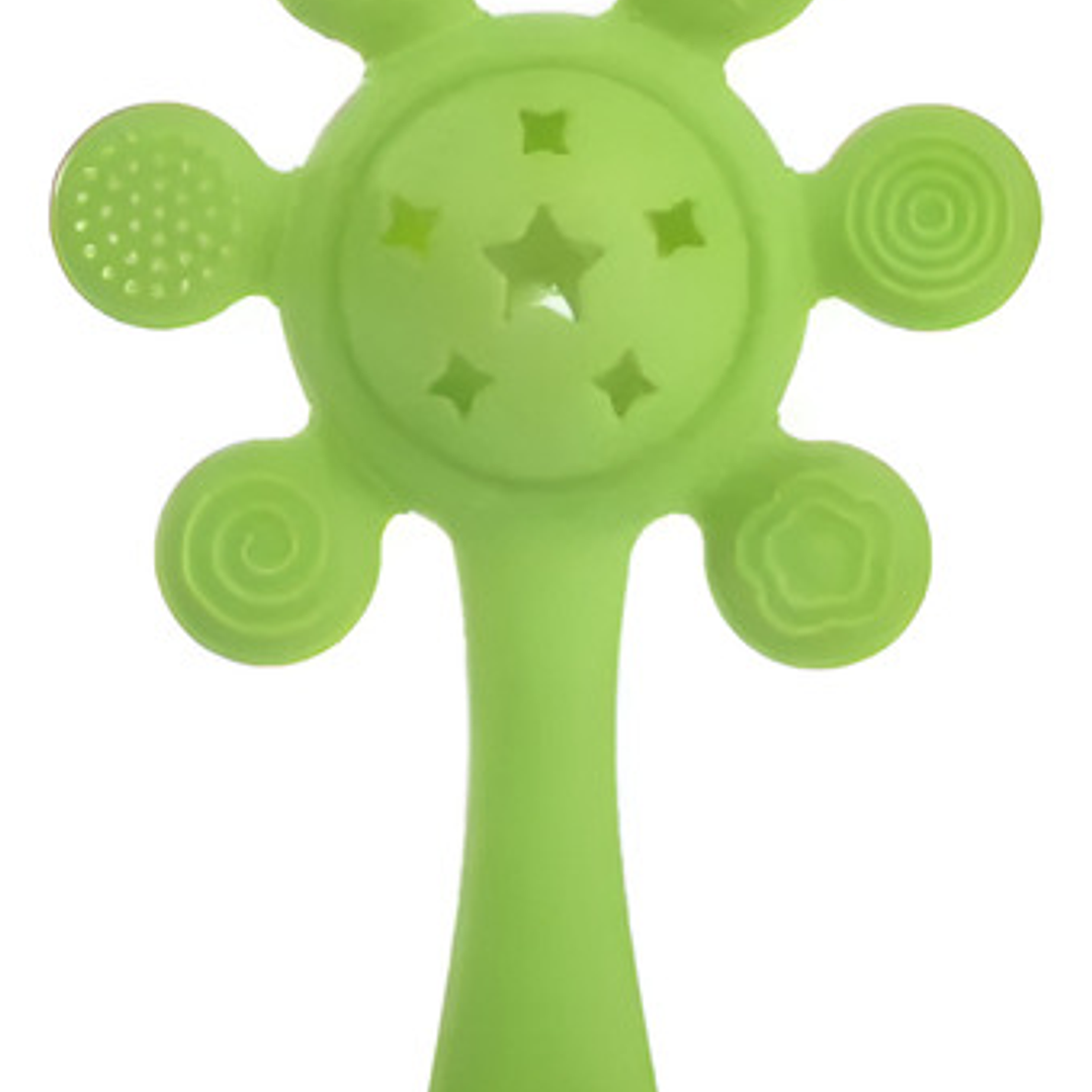 Mordedor Sonajero De Silicona Para Bebes Cascabel 9