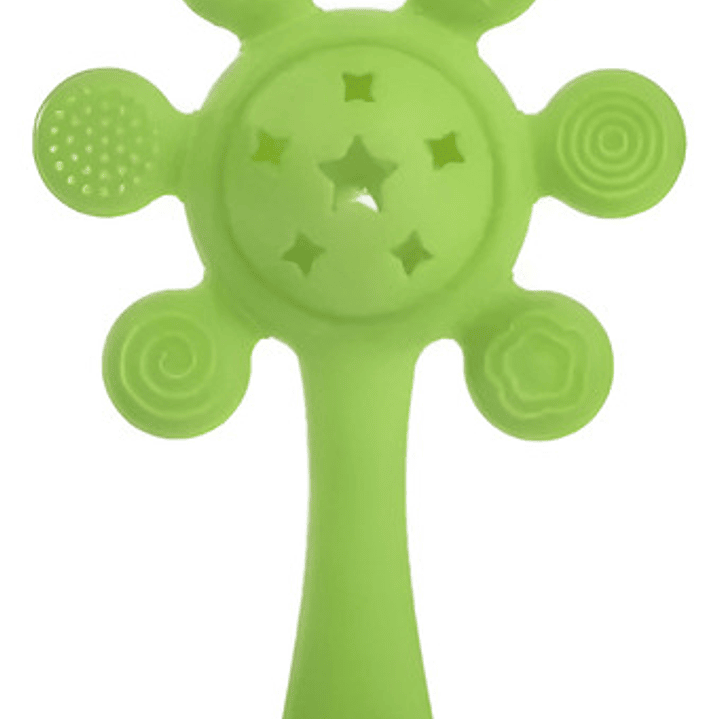 Mordedor Sonajero De Silicona Para Bebes Cascabel 9