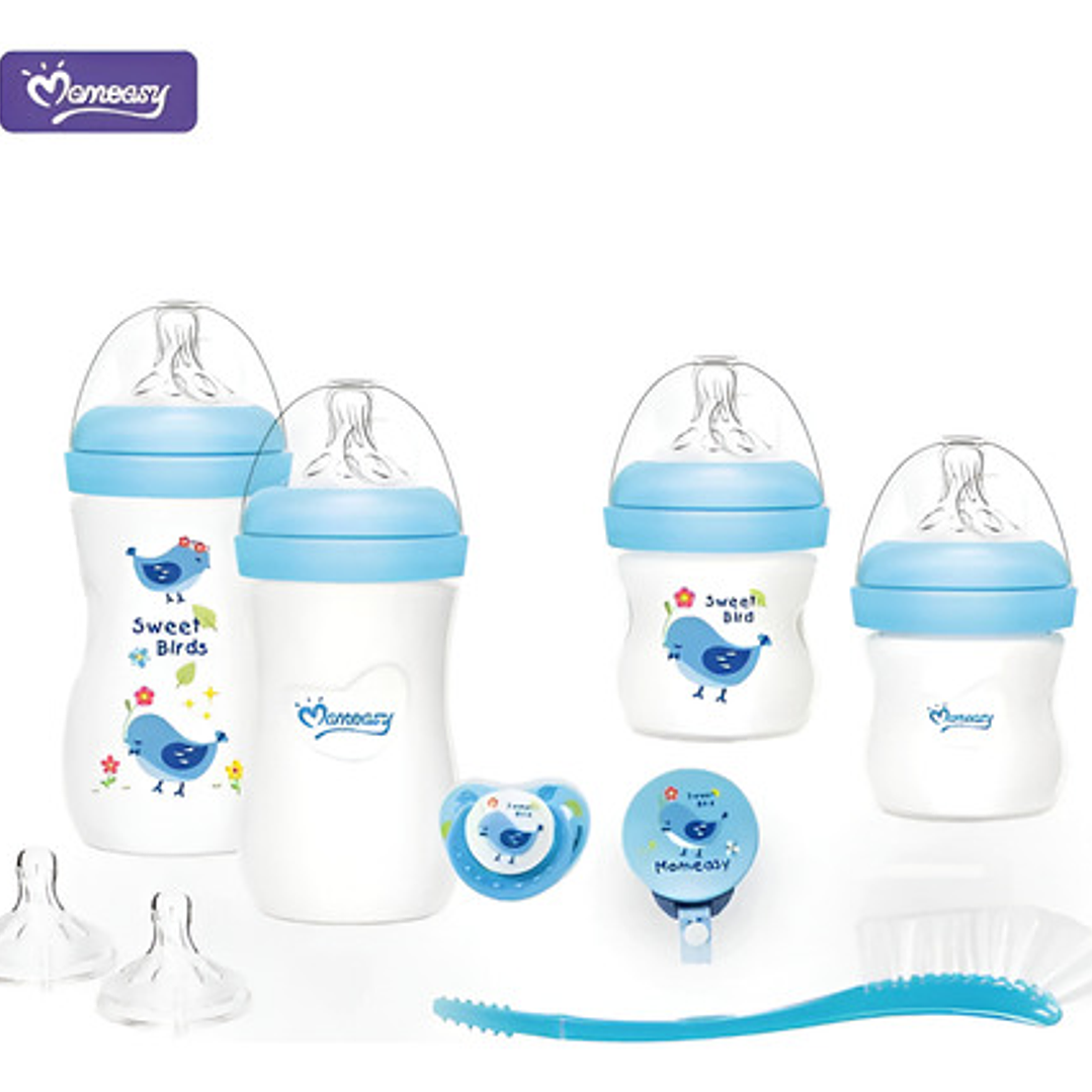 Set De Mamaderas Completo Con Chupete, Cepillo Y Accesorios 1