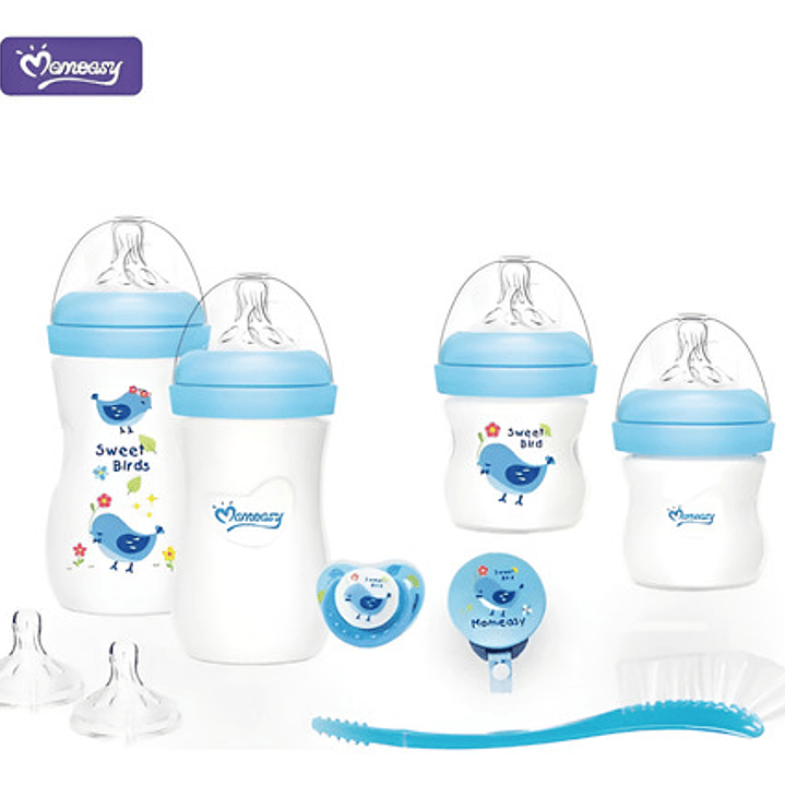 Set De Mamaderas Completo Con Chupete, Cepillo Y Accesorios 1