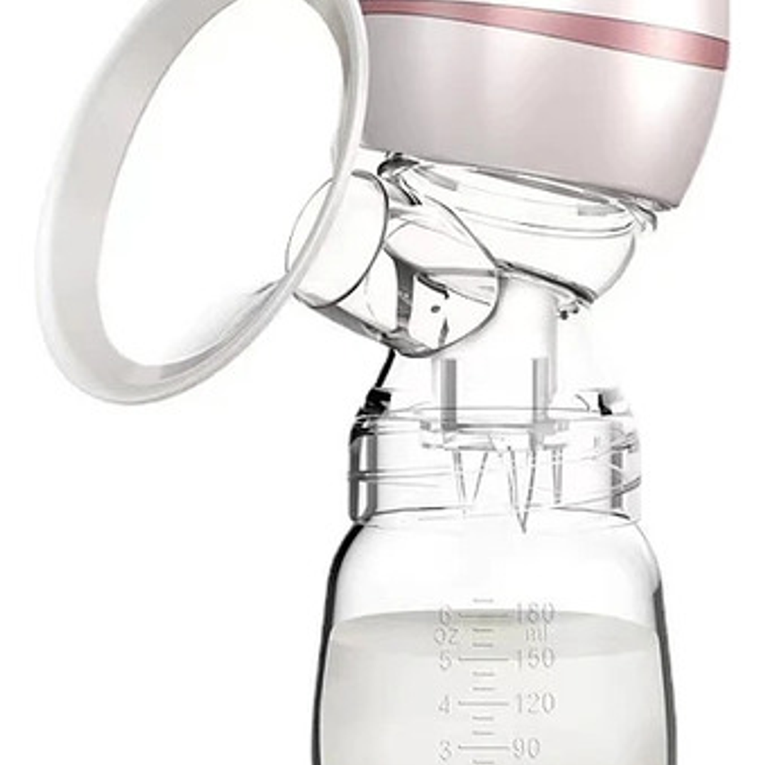 Extractor De Leche Suave Y Silencioso 180ml Inalámbrico Rosa 2