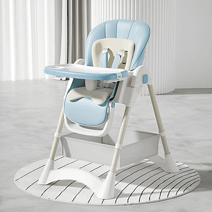 Silla Comedor Bebé Con Altura Ajustable Y Canastillo