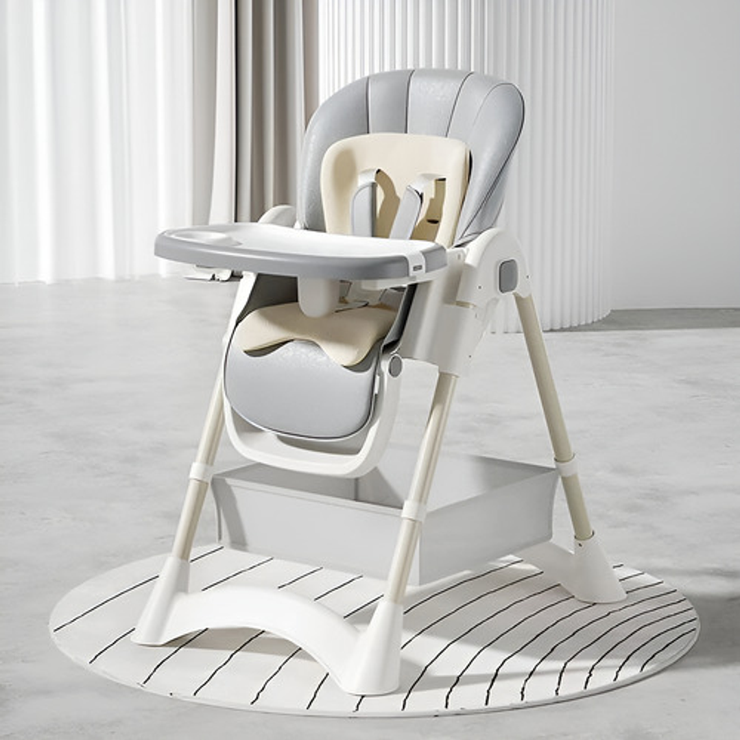 Silla Comedor Bebé Con Altura Ajustable Y Canastillo 6