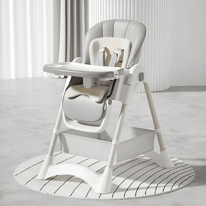 Silla Comedor Bebé Con Altura Ajustable Y Canastillo 6