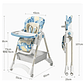 Silla Comedor Bebé Con Altura Ajustable Y Canastillo - Miniatura 12
