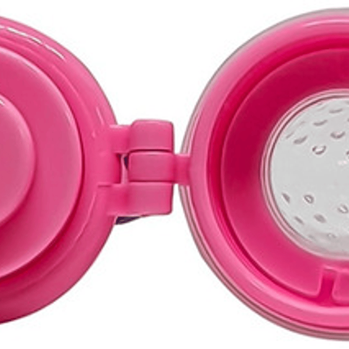 Chupete Mordedor De Silicona Rosa Con Forma De Mordedor Para Frutas 7