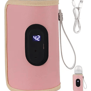 Calentador De Mamadera Portátil Con Pantalla Digital