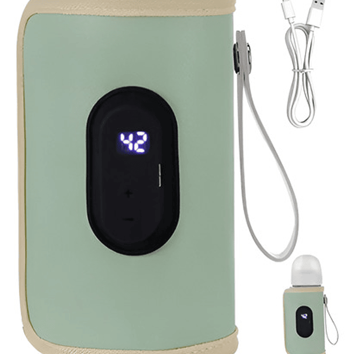 Calentador De Mamadera Portátil Con Pantalla Digital 11