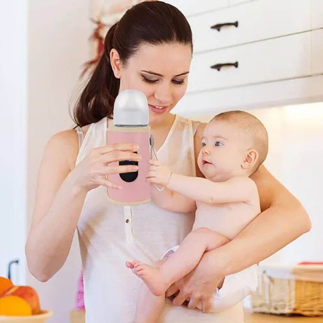 Calentador De Mamadera Portátil Con Pantalla Digital 19