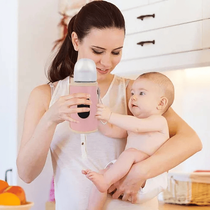 Calentador De Mamadera Portátil Con Pantalla Digital 19