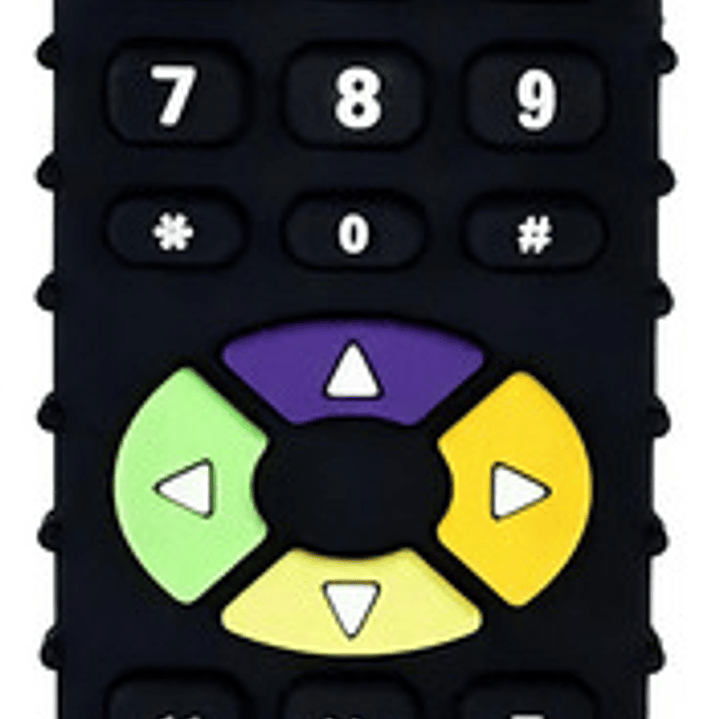 Mordedor Sensorial Silicona Bebé Control Remoto Libre Bpa Ct 5