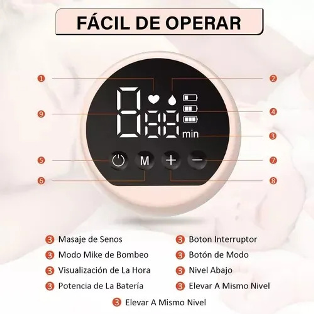 Extractor De Leche Suave Y Silencioso 180ml Inalámbrico Azul 4