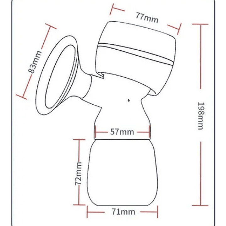 Extractor De Leche Suave Y Silencioso 180ml Inalámbrico Azul 5