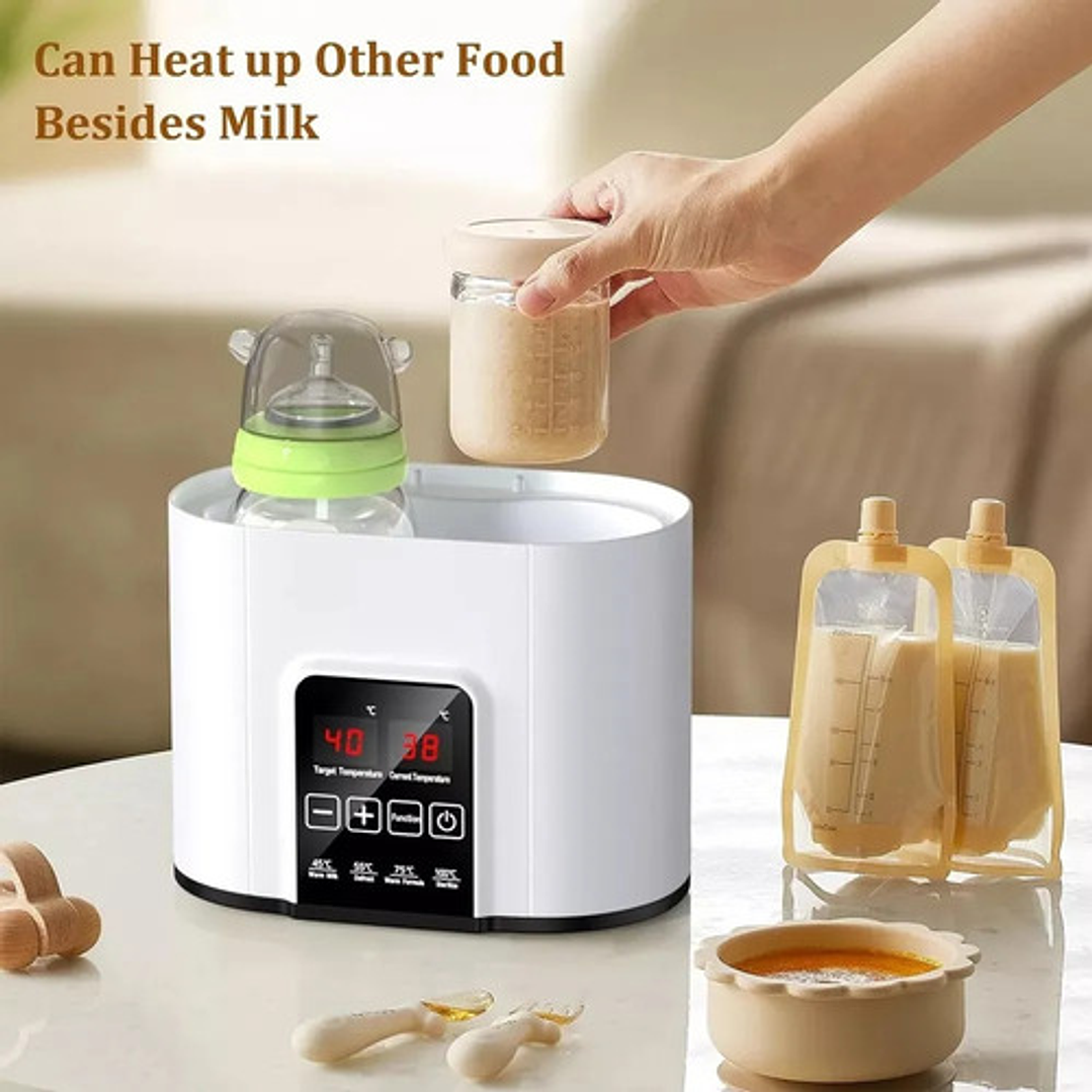 Calentador De Mamaderas Doble Esterilizador 8 En 1 Color Blanco Marca Netsys 2