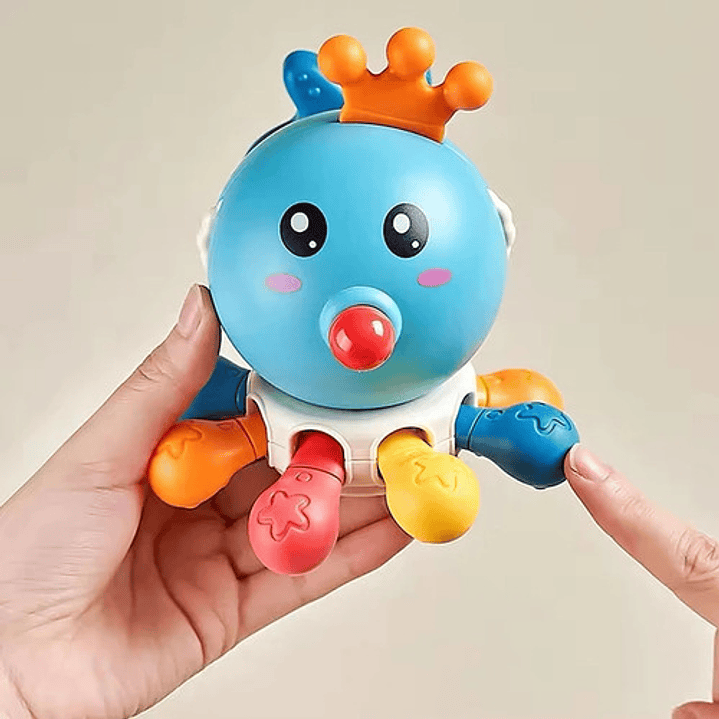 Juguete Pulpo Sensorial - Estimulación Temprana Para Bebés 2
