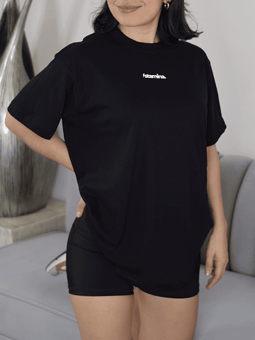 Camiseta Oversized negra 