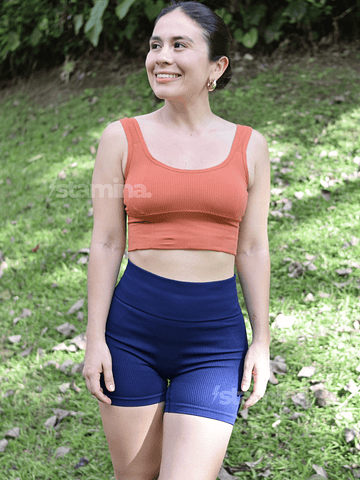 Top deportivo talla M Terracota