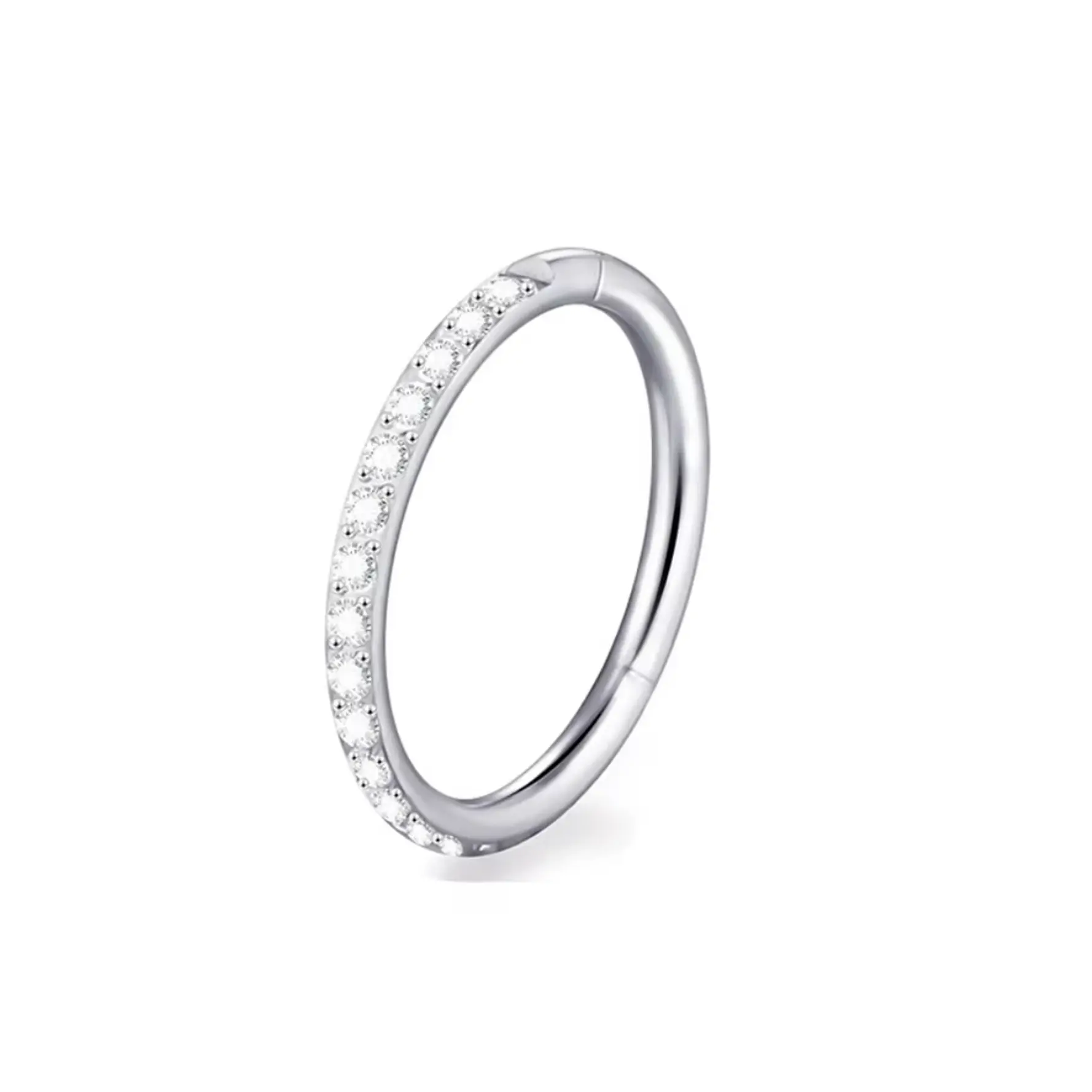 ARGOLLA CLICKER PLATEADA CON CIRCONES  1
