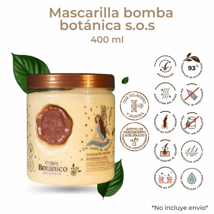 Mascarilla Bomba Botánica S.O.S