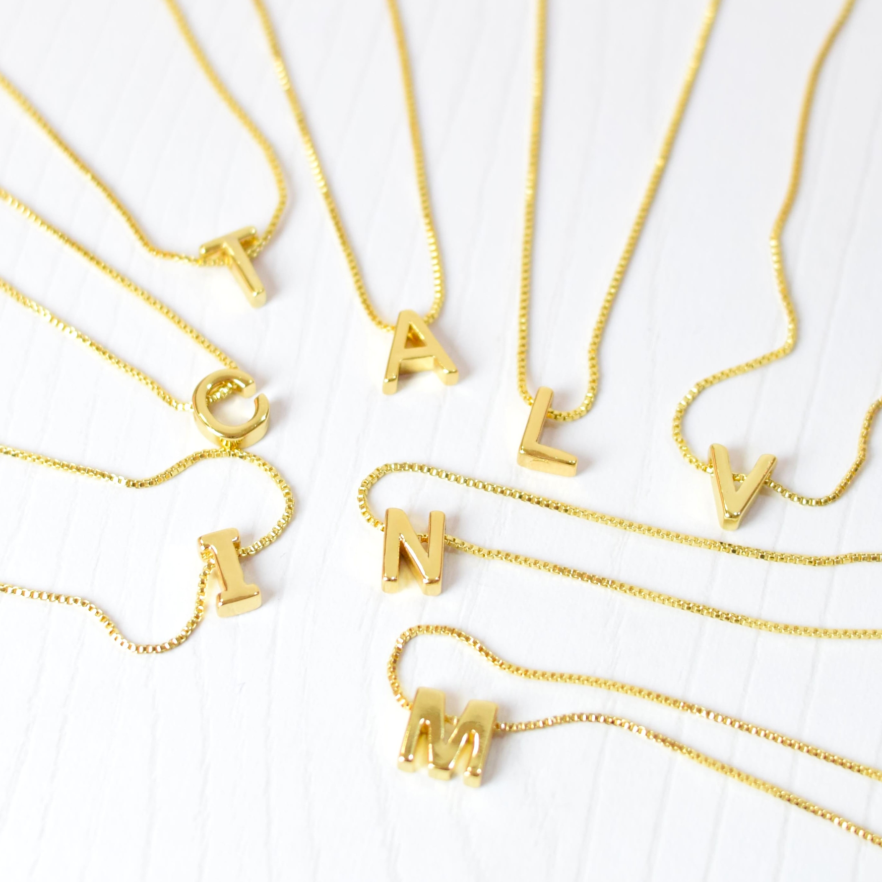 Cadena Letra Rodio  1