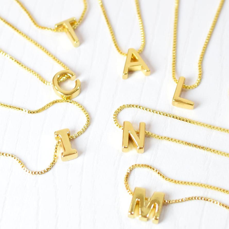 Cadena Letra Rodio  2