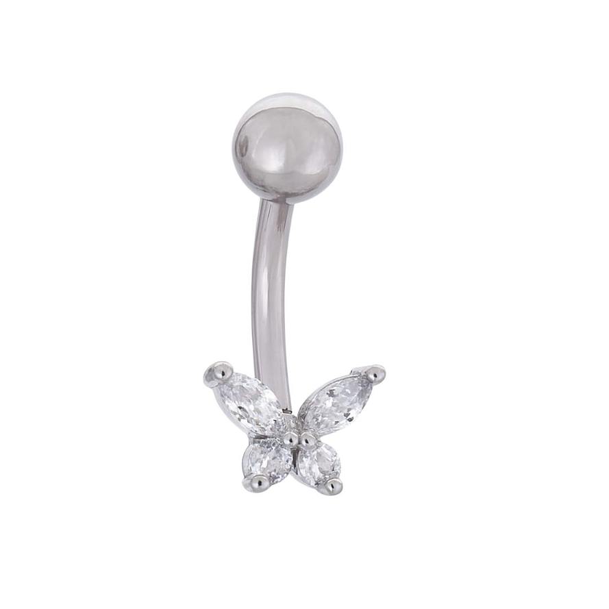 Belly Plateado Circones – Acero