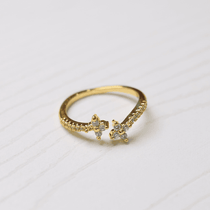 ANILLO FLOR CIRCONES