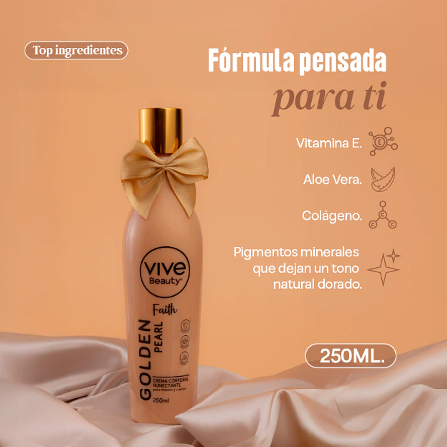 Crema golden pearl faith – 250ML | Vive Beauty