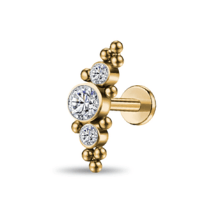 Labret Circon - Acero 316L