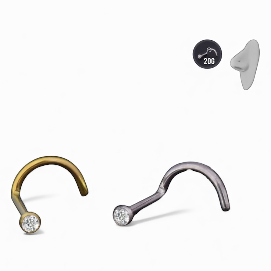 Nostril L CHISPA - Titanio G-23