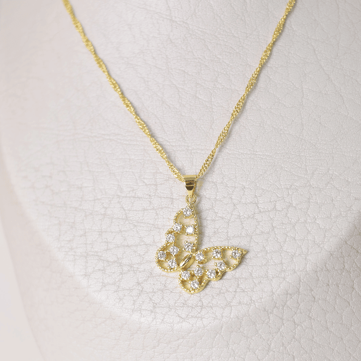 CADENA MARIPOSA CIRCONES 2