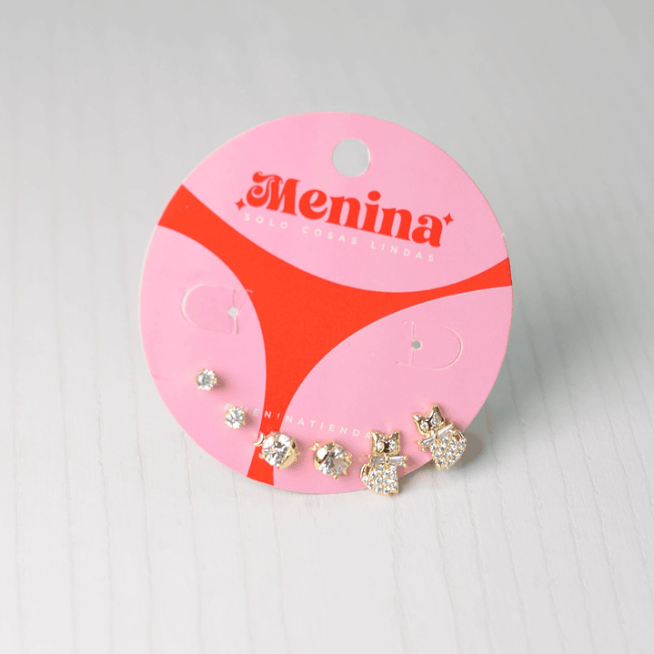 SET X3 ARETES TOPITOS